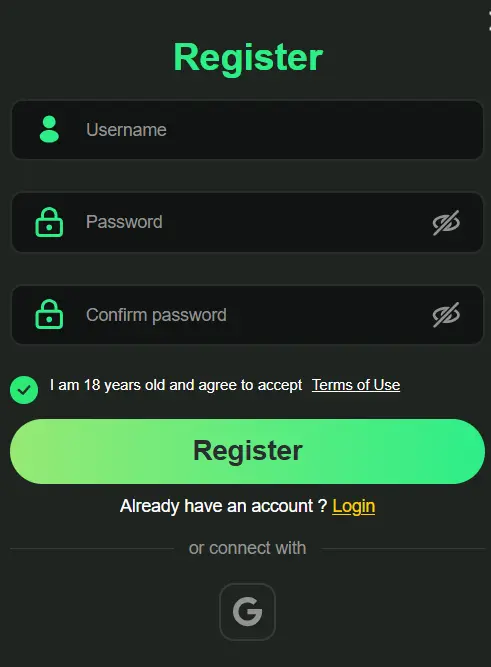 90X Game Register